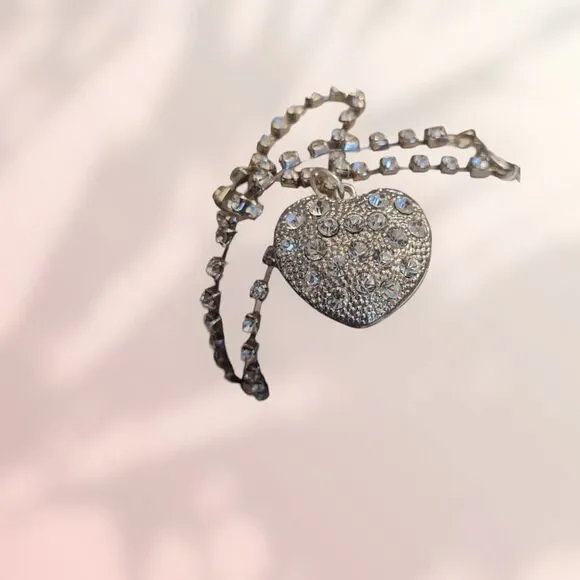 Silver Heart Pendant Necklace - Picture 6 of 6